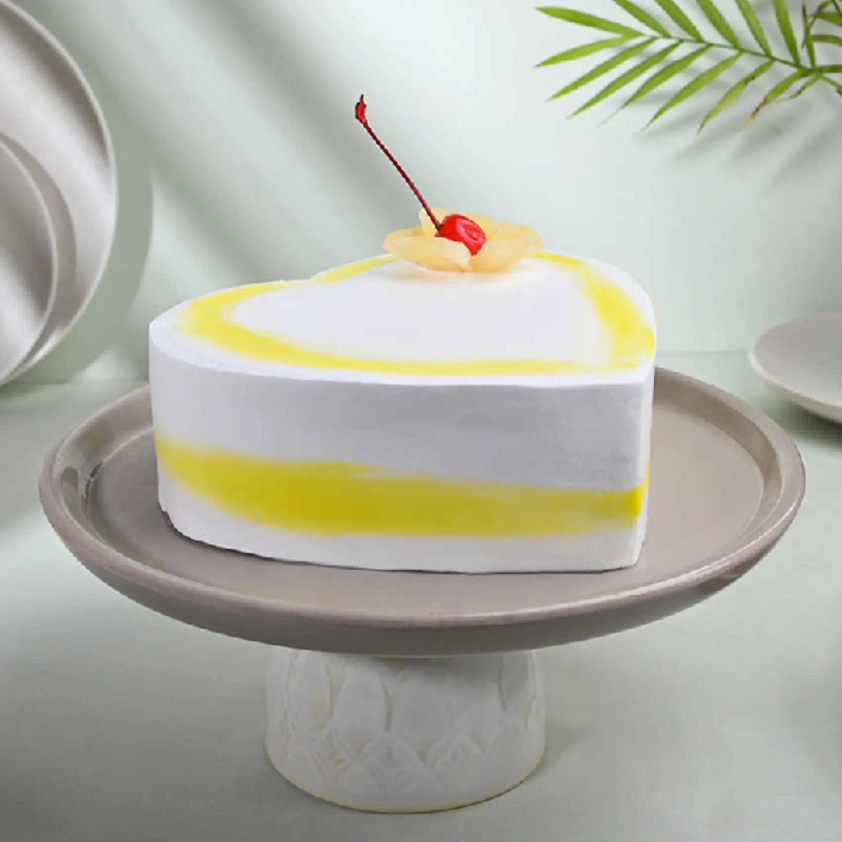 Pineapple Heart Cake