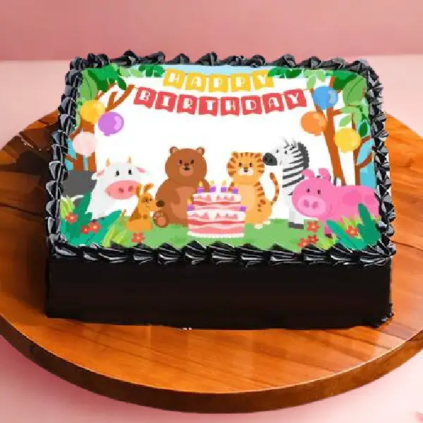 Jungle Fun Bdy Cake