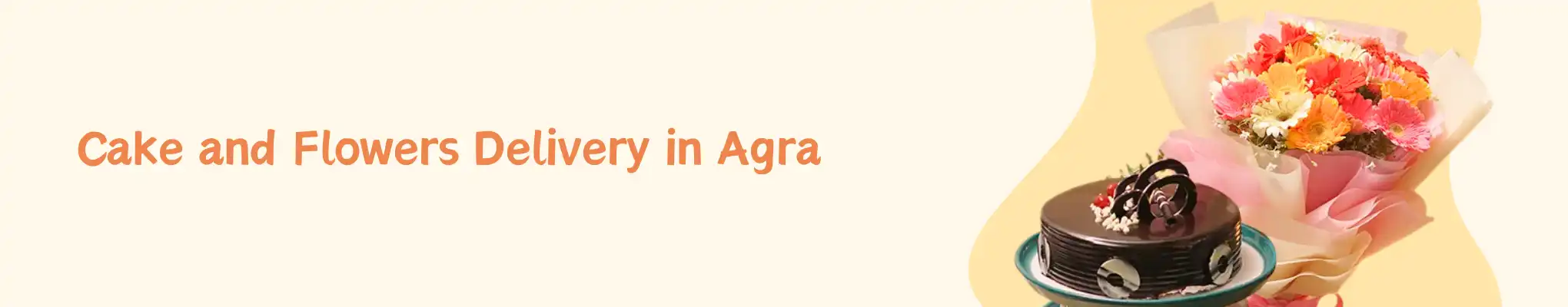 Online Cake and Flowers Delivery in Agra