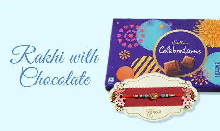 rakhi with chocolate