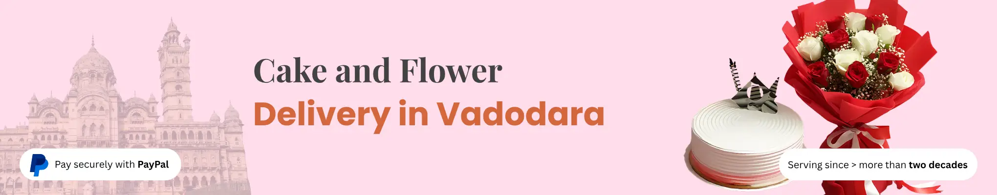 Online Cake and Flowers Delivery in Vadodara