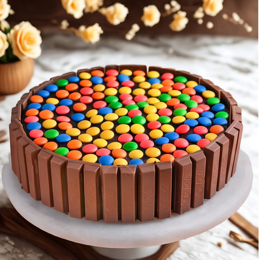 Kitkat Gems Cake Kitkat Gems Cake