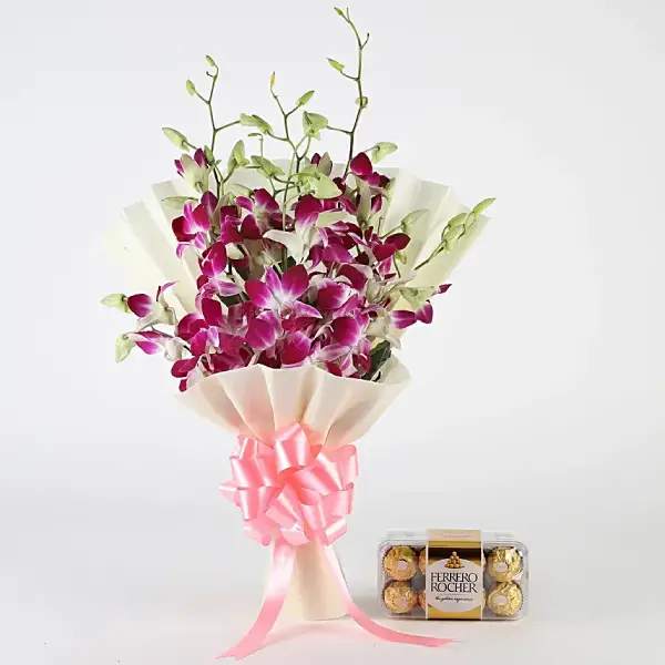 Chocolates & Orchid Rose Fusion Chocolates & Orchid Rose Fusion