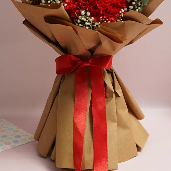 Scarlet Carnation Bouquet