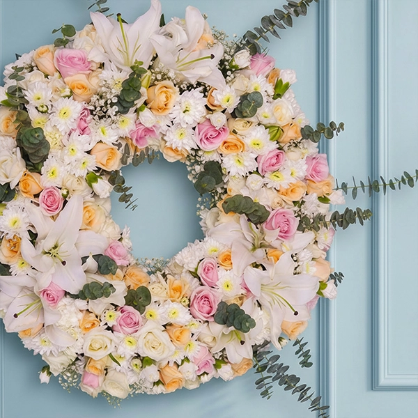 Peaceful Petals Wreath