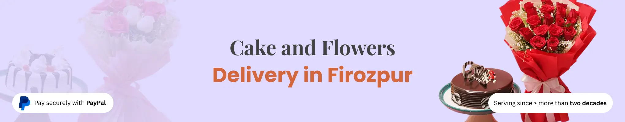 Online Cake and Flowers Delivery in Firozpur