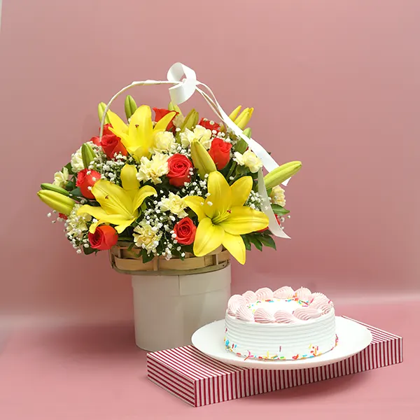 Charming Petals with Strawberry Sweetness