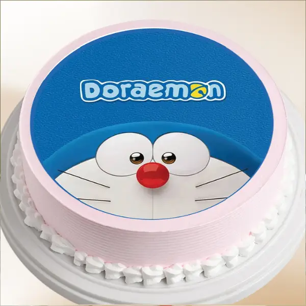 Doraemon Face Cake