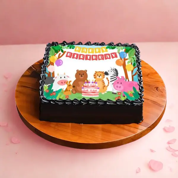 Jungle Fun Bdy Cake