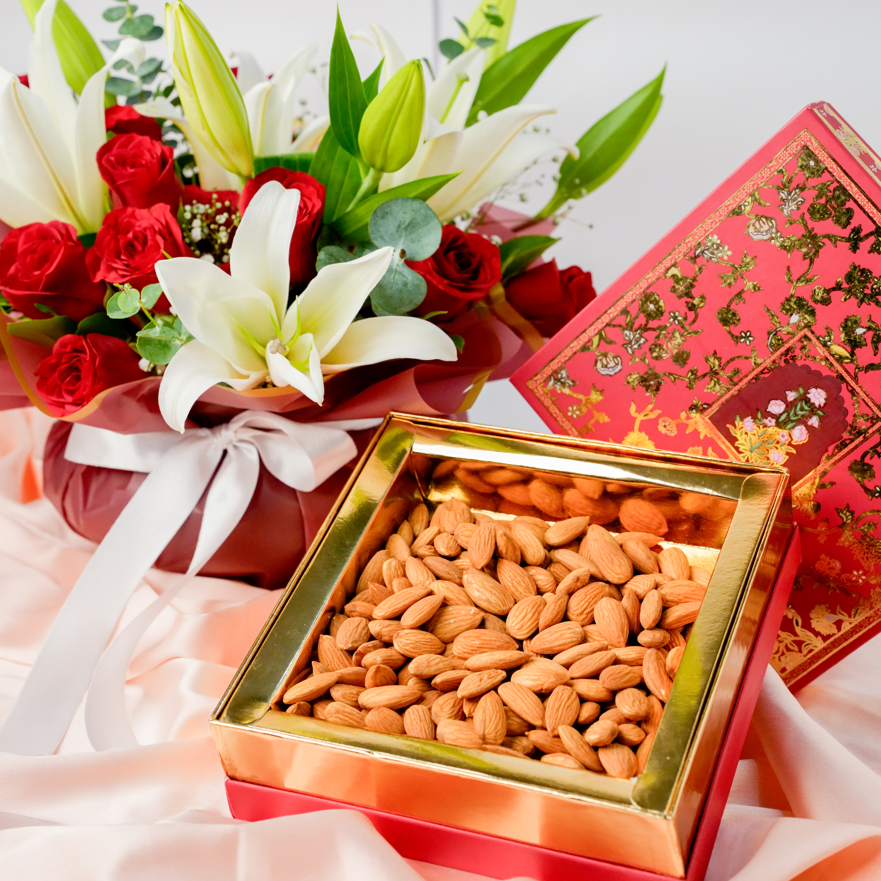 Crimson Lily Almond Harmony Crimson Lily Almond Harmony