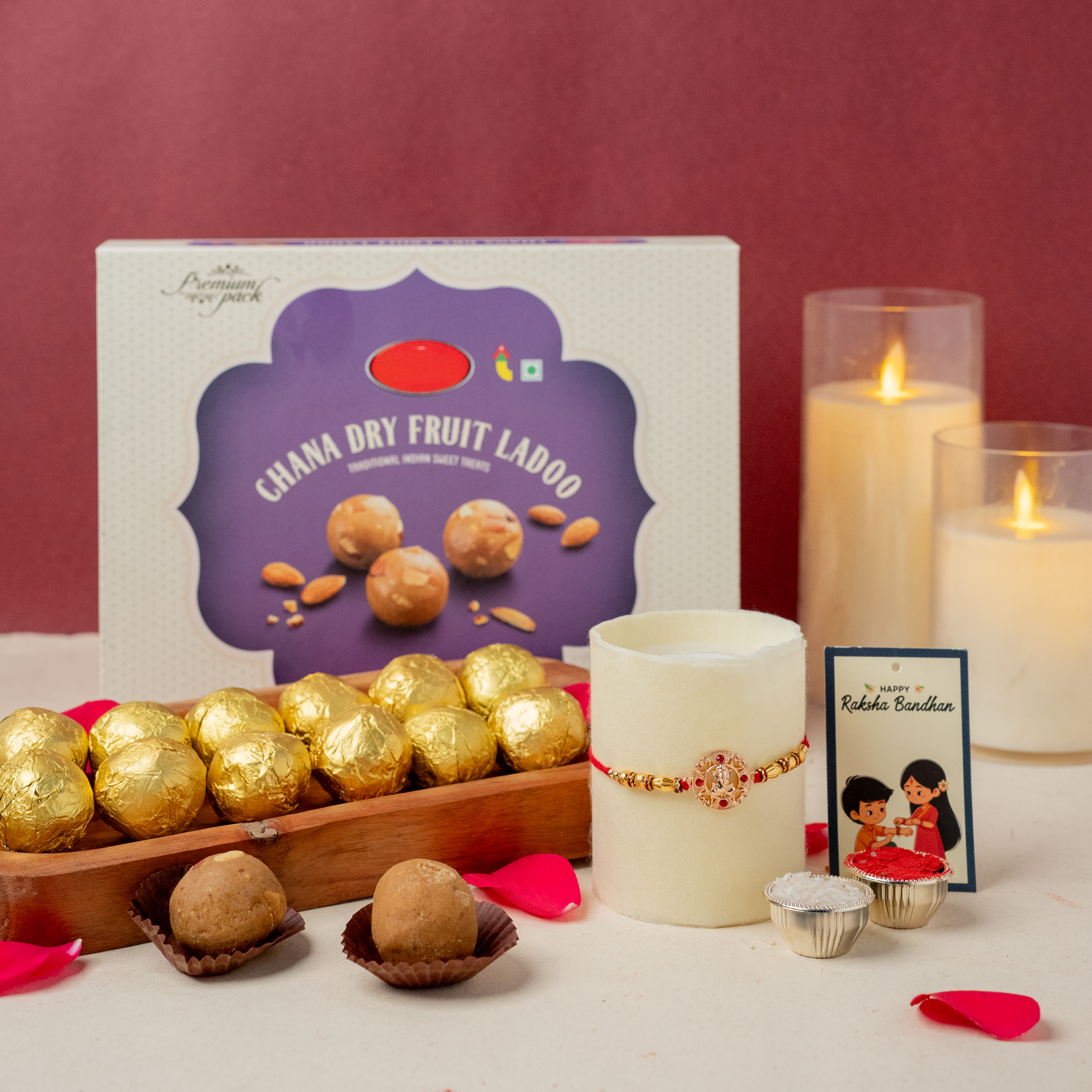 Ganesha Rakhi & Royal Laddoos