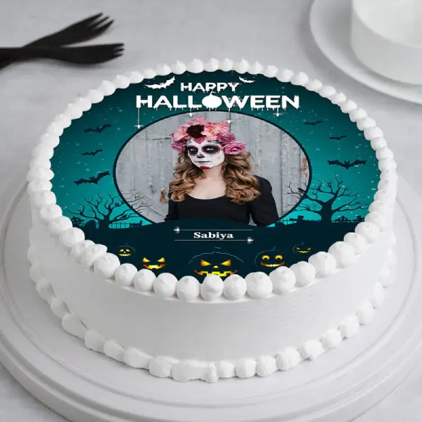 Halloween Photo Cake