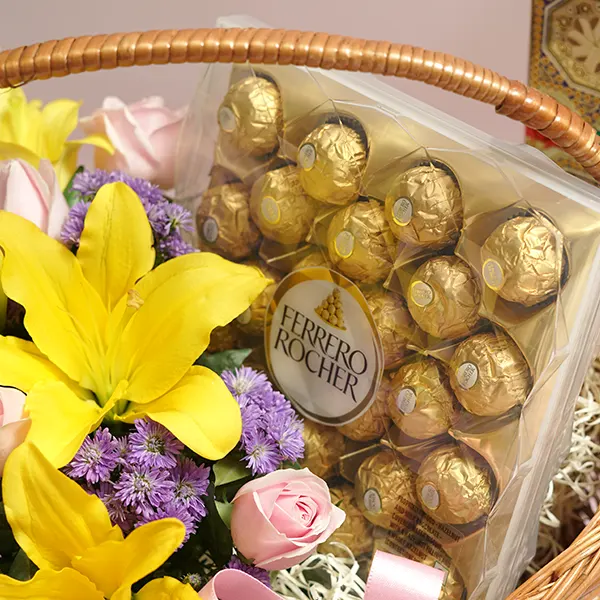 Ferrero & Dry Fruit Charm Basket