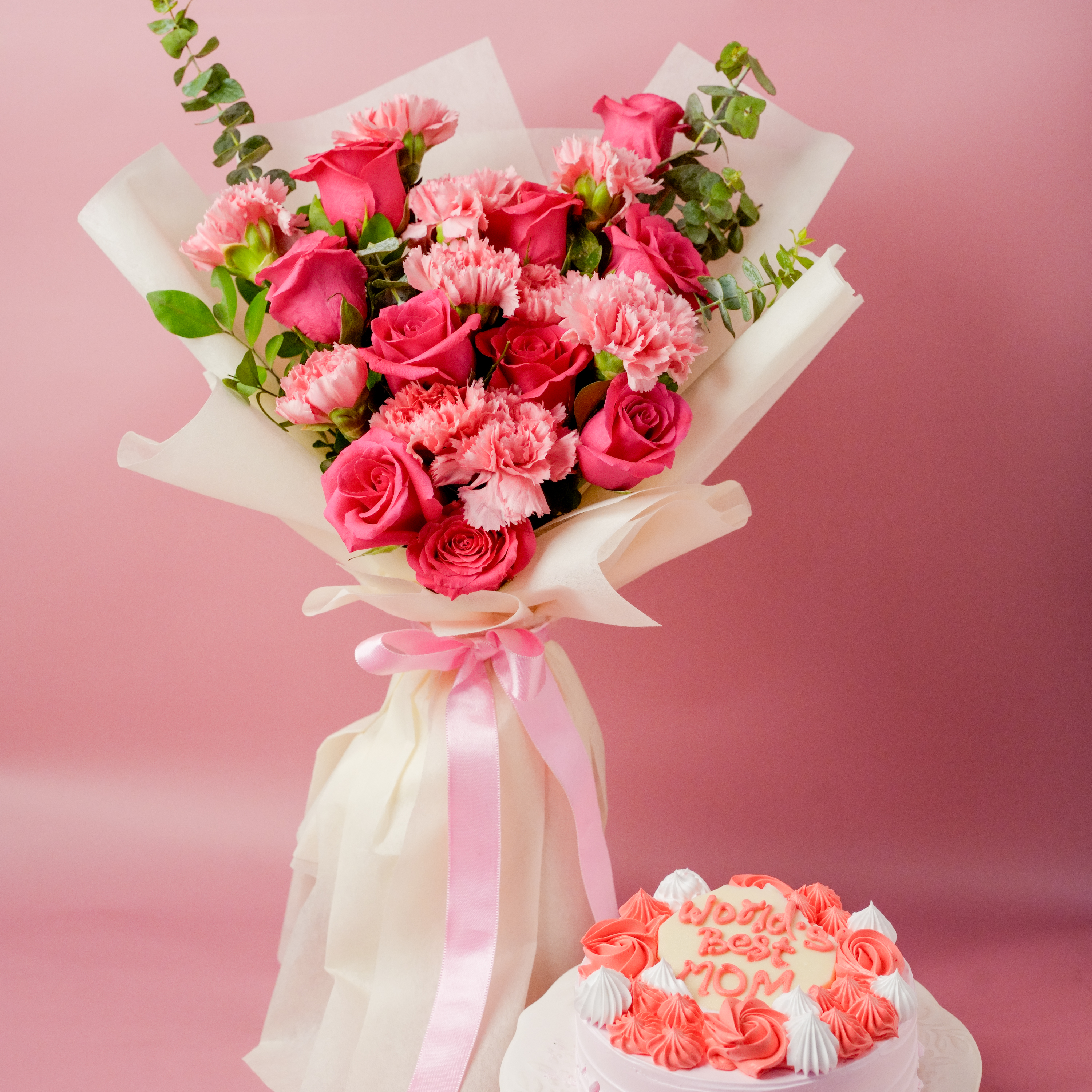 Rosy Radiance & Pineapple Cake