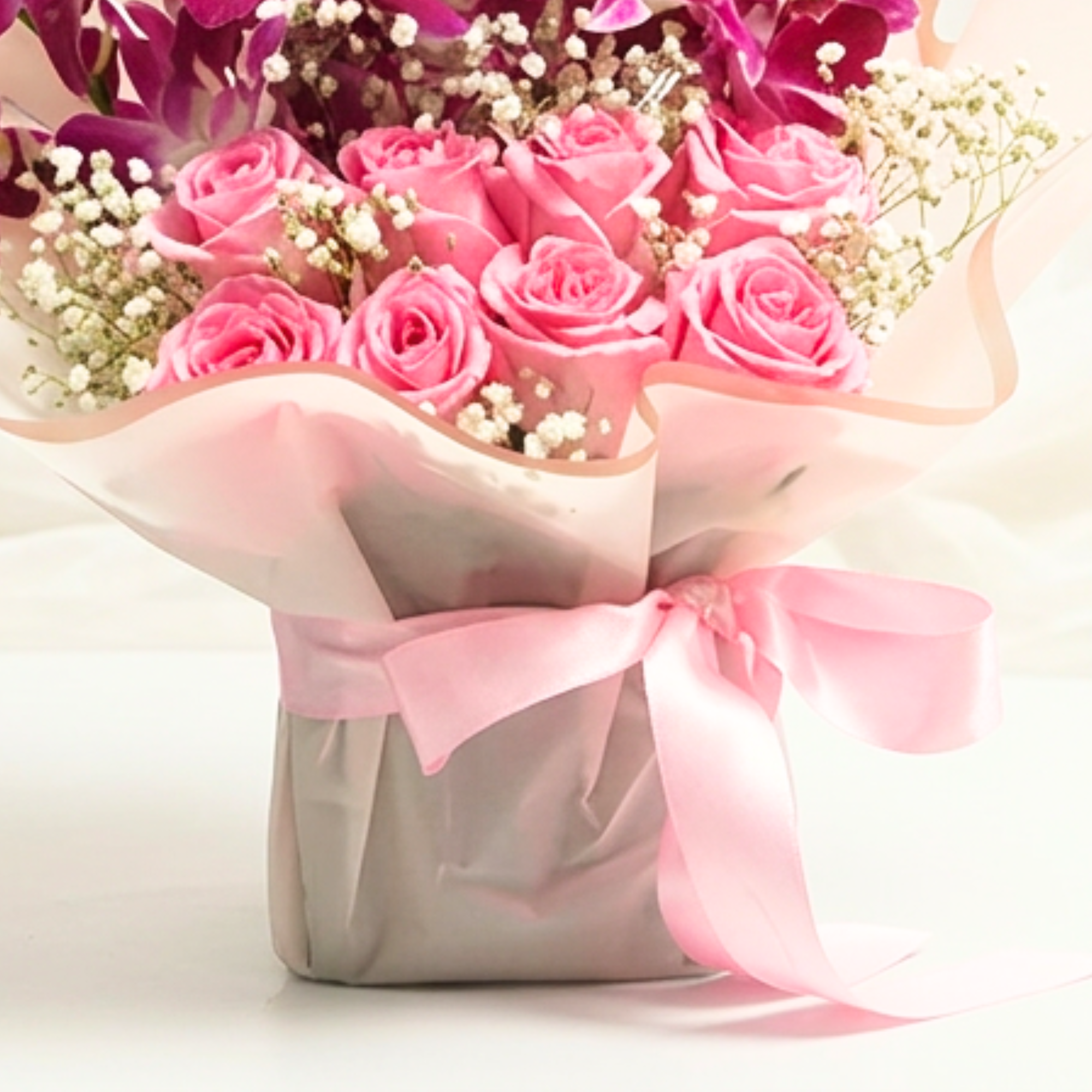 Orchid Rose Serenity Pot Orchid Rose Serenity Pot