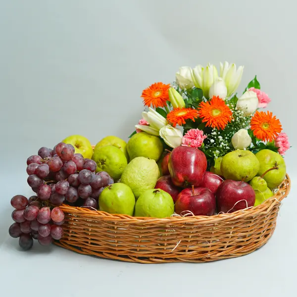 Mixed Fruit and Flower Bouquet