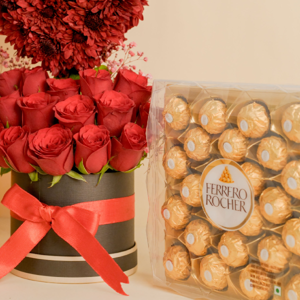 Red Floral Chocolate Red Floral Chocolate