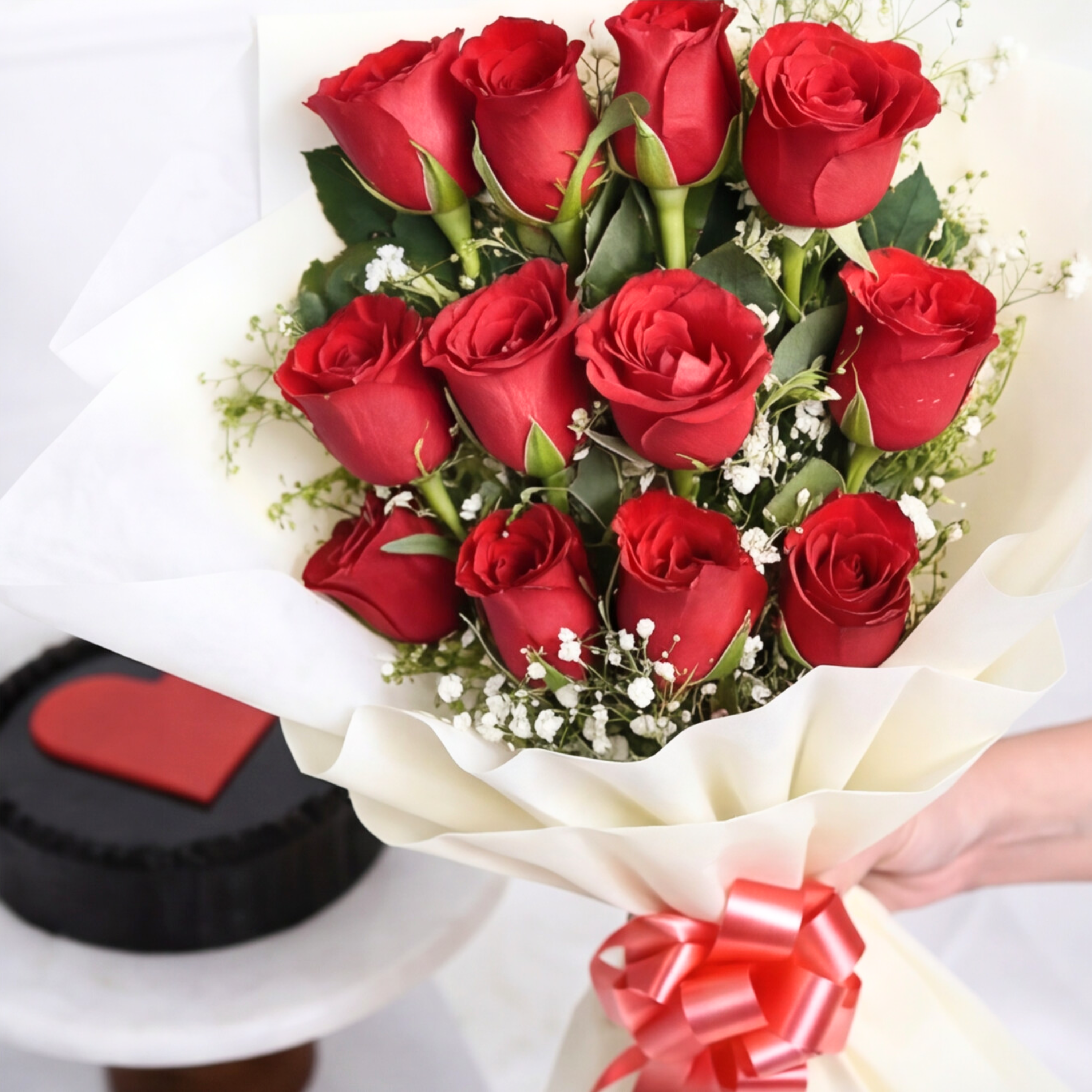 Love Delight with Chocolate Cake