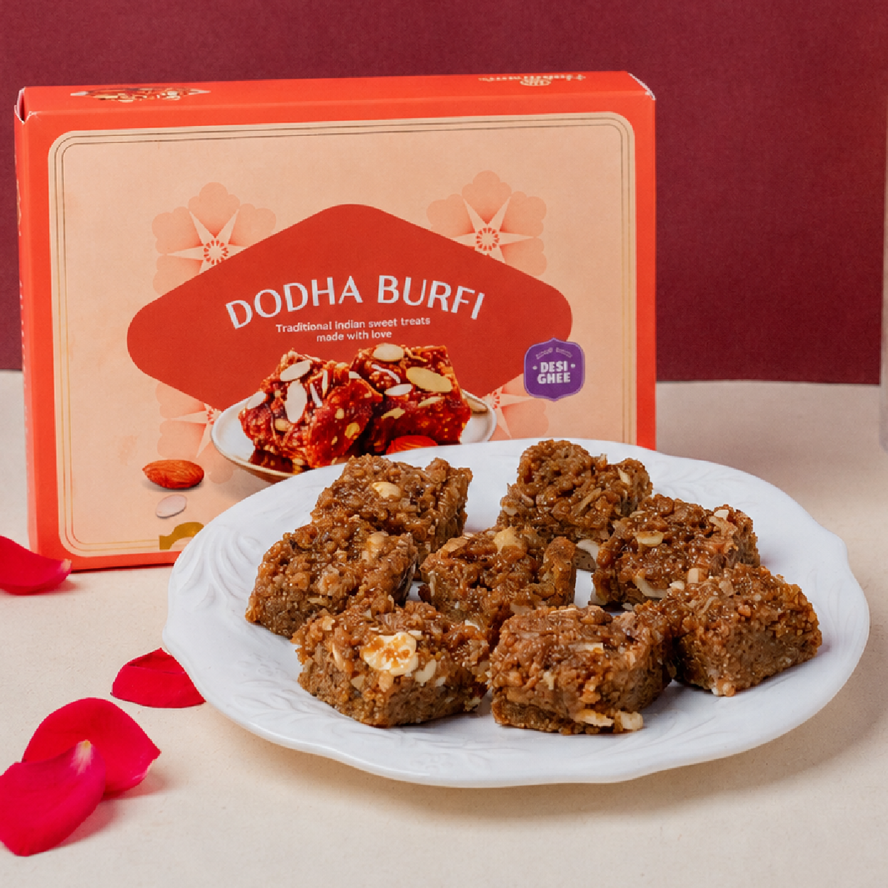 Pearl Thali with Ganesh Rakhi