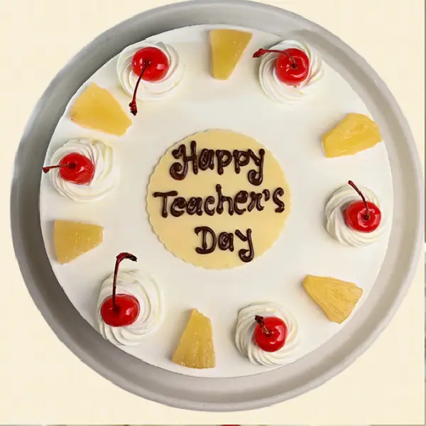Teacher's Day Pineapple Cake