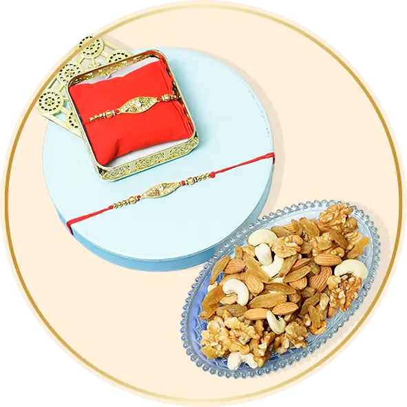 Rakhi  with Dry Fruits Icon