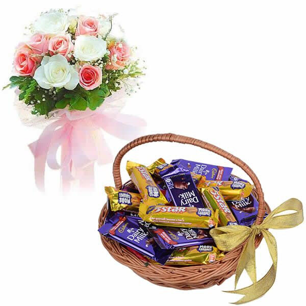 Perfect Happiness+Mix Chocolates Basket