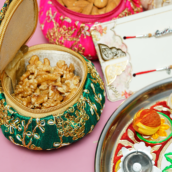 Peacock Rakhi Sweet Hamper