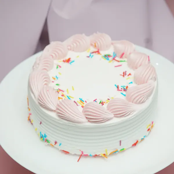 Love in Lavender with Strawberry Cake