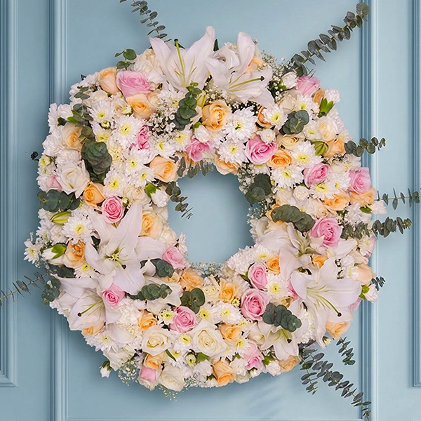 Peaceful Petals Wreath
