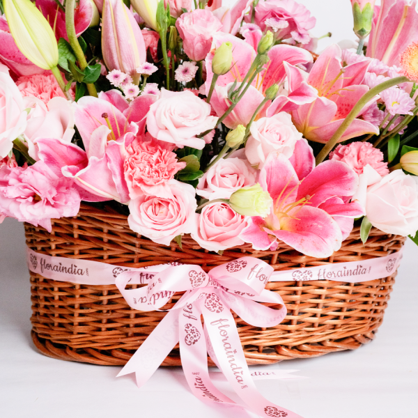 Pink Blossom Basket Pink Blossom Basket