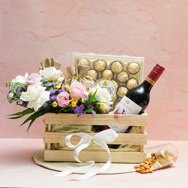 Choco Bloom Celebration Basket