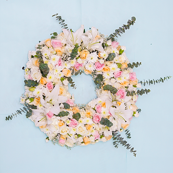 Peaceful Petals Wreath