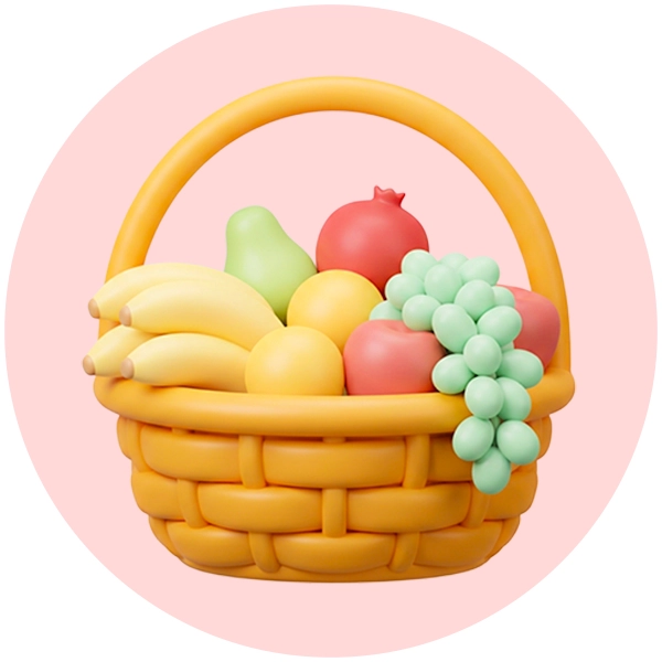 Fresh Fruit Baskets Icon