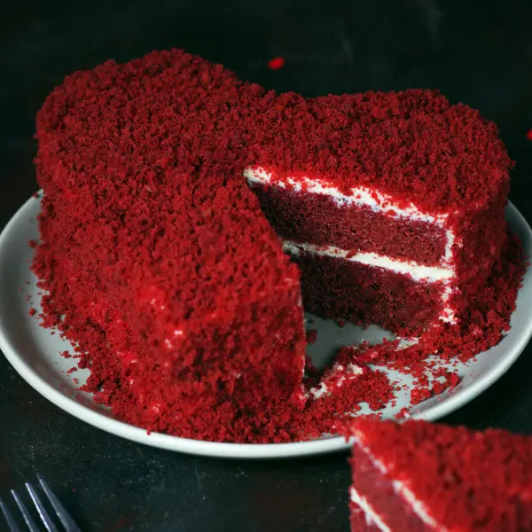 Heartfelt Red Velvet Cake