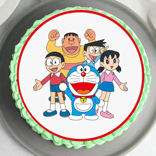 Doraemon Family Cake