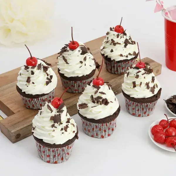 Set of 6 Blackforest Cup Cake