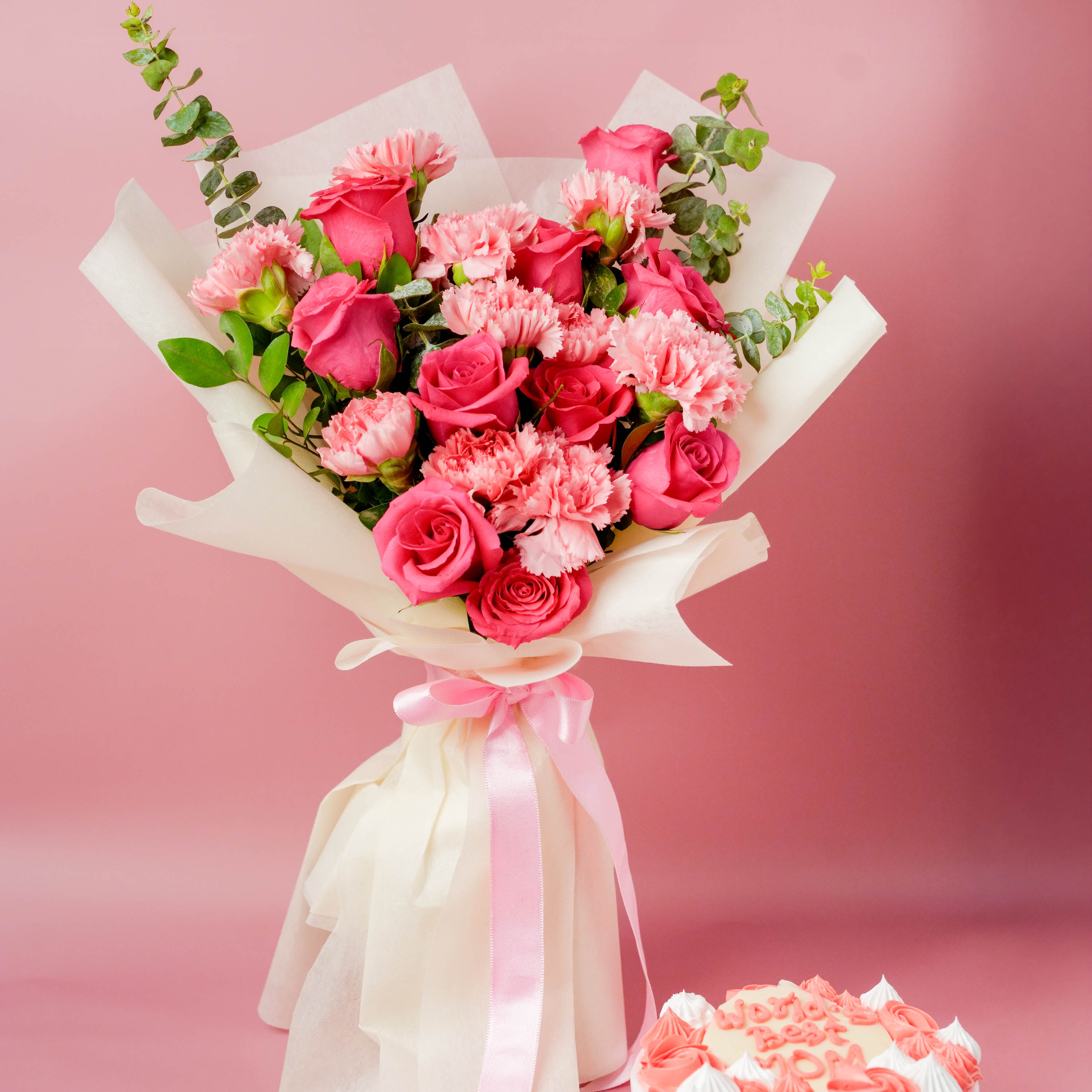 Rosy Radiance & Pineapple Cake