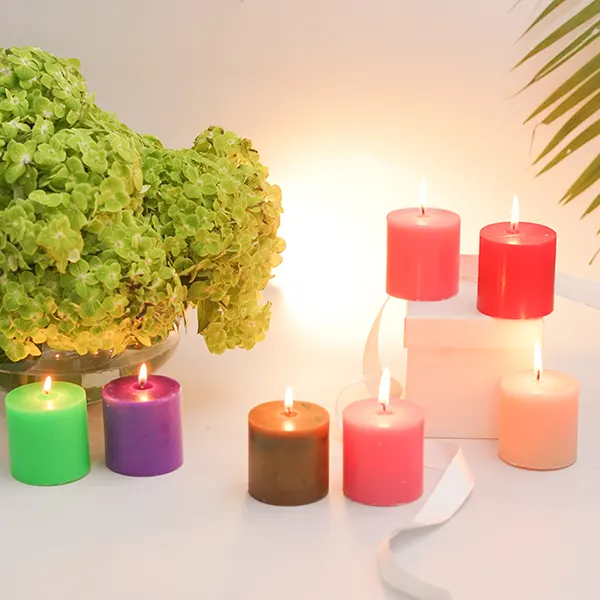 Aromatic Rainbow Pillars (Set of 7 Candles)