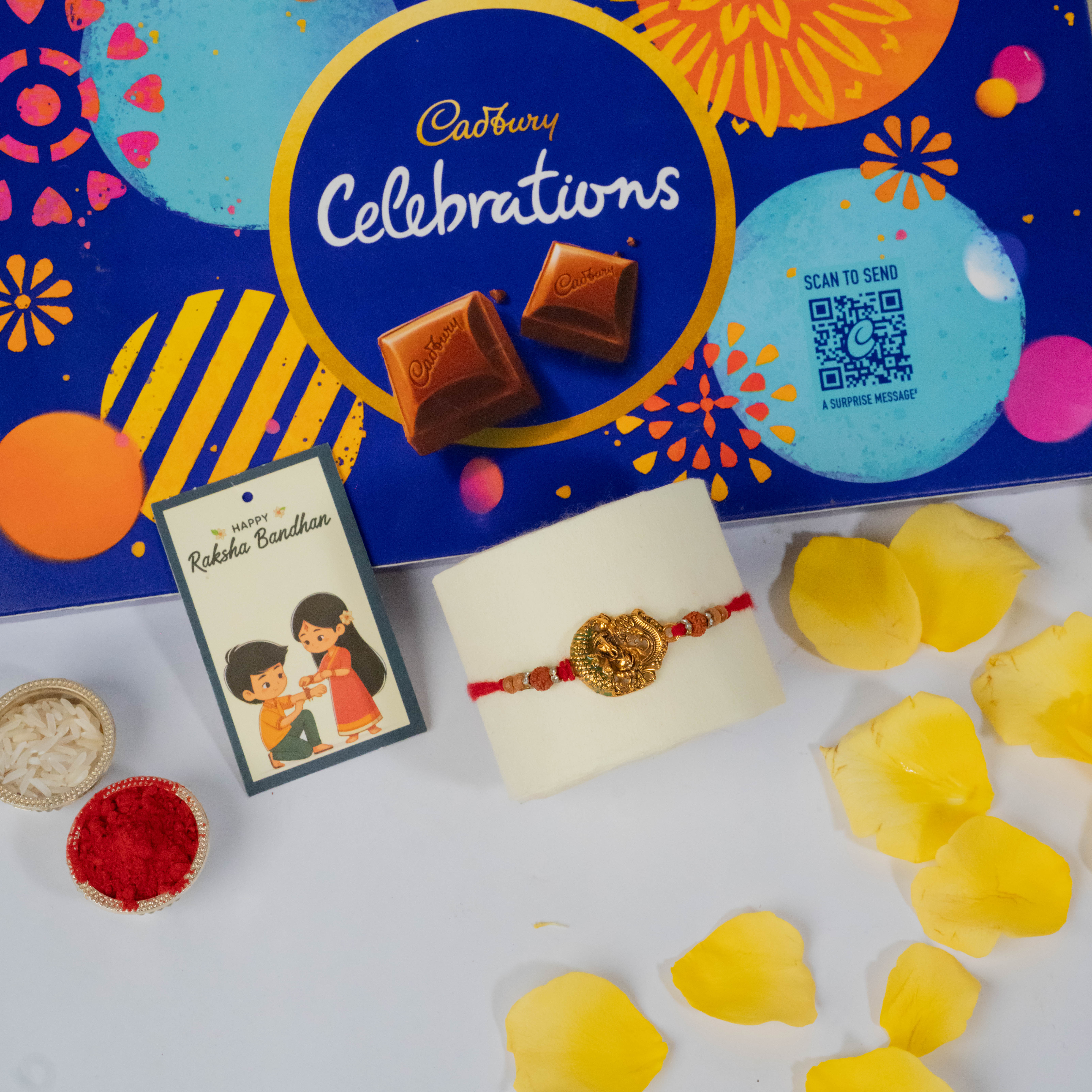 Ganesha Rakhi with Celebrations