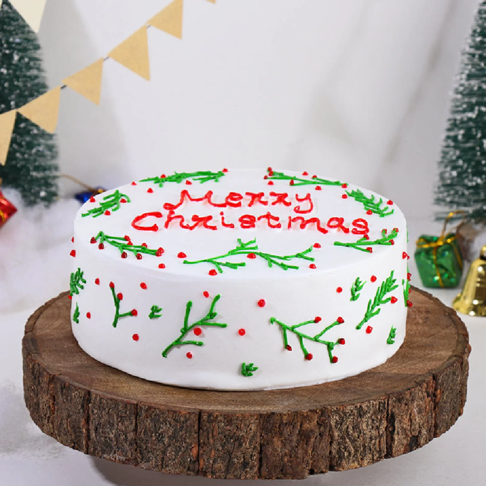 Christmas Vanilla Cake