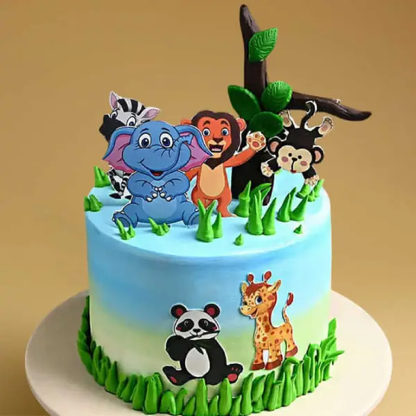 Wild  Life Theme Cake