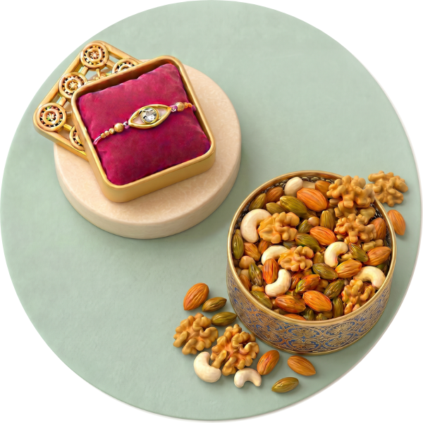 Rakhi with Dry Fruits Rakhi with Dry Fruits Icon