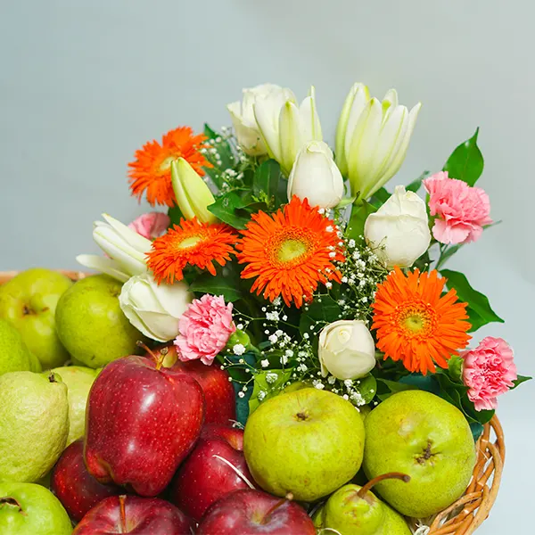 Mixed Fruit and Flower Bouquet