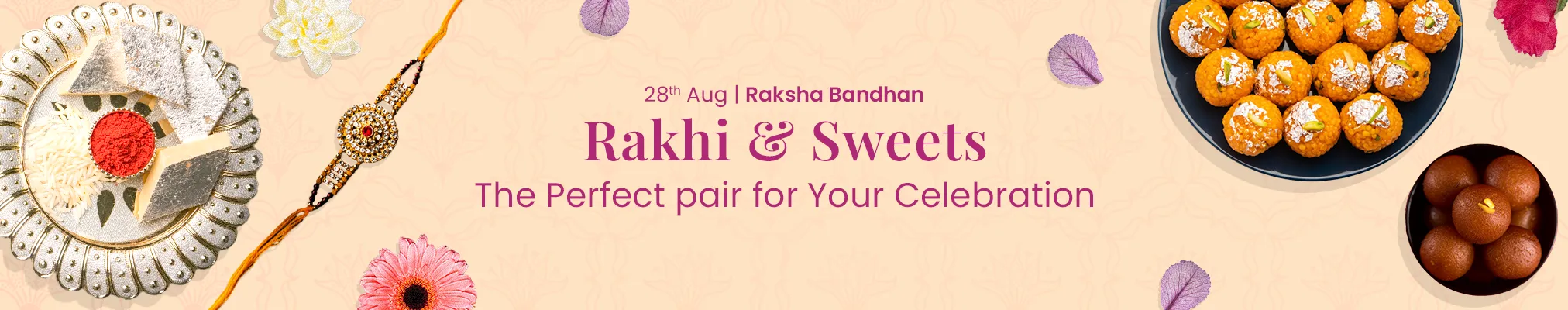 Rakhi with Sweets