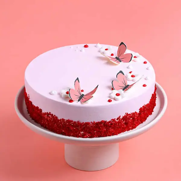 Butterfly Red Velvet Cake