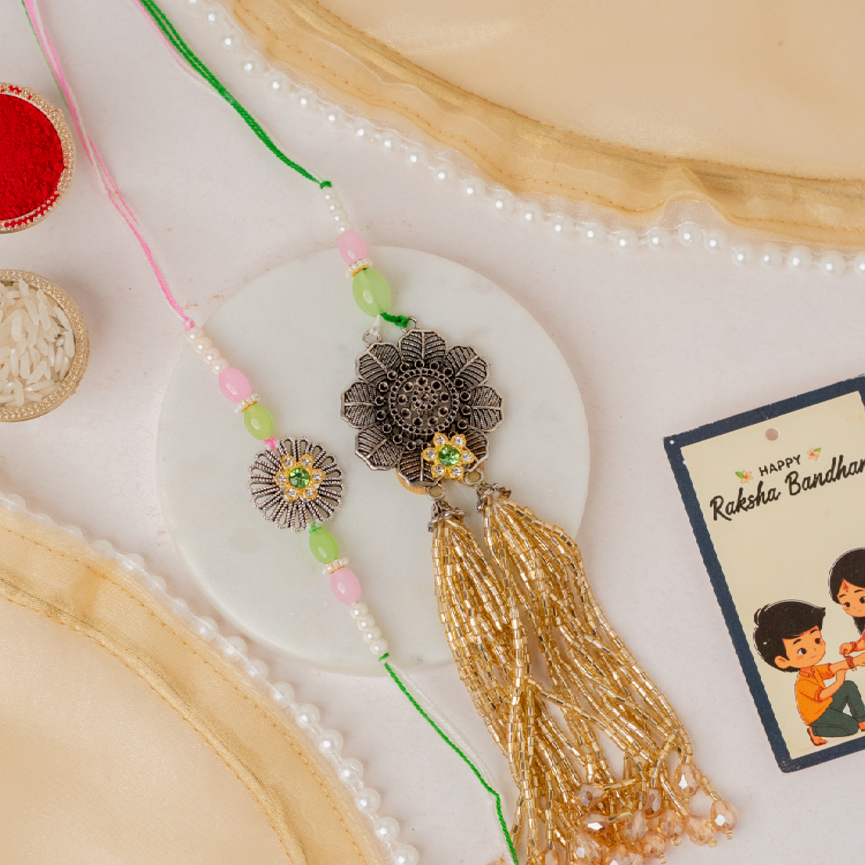 Floral Tassel Lumba & Katli