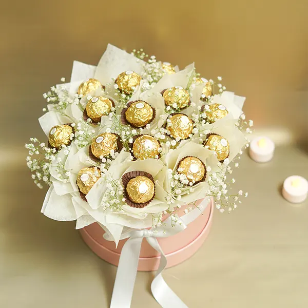 Golden Ferrero Box