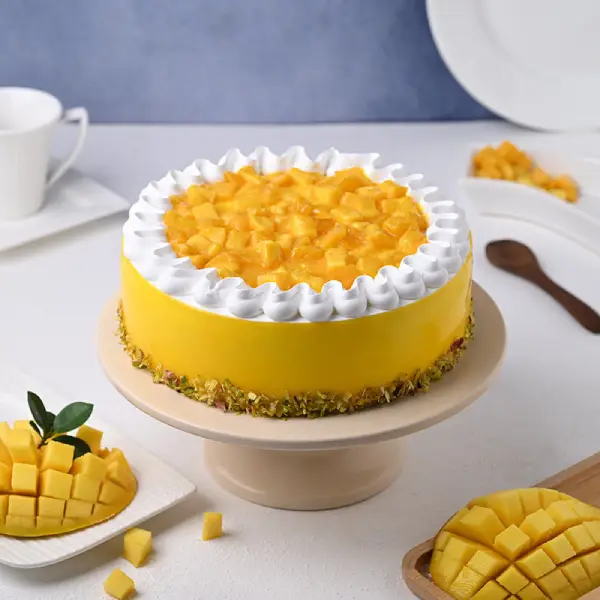 Tropical Mango Pista Cake