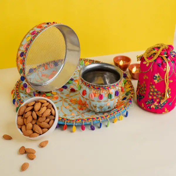Karwa Chauth Set With Dryfruit
