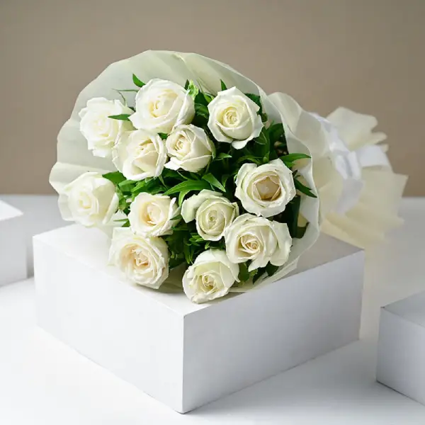 White Roses Bouquet